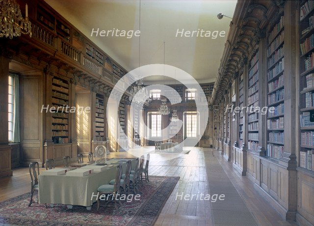 Interior of the Bernadotte Library, Royal Palace, Stockholm, Sweden. Artist: Göran Algård