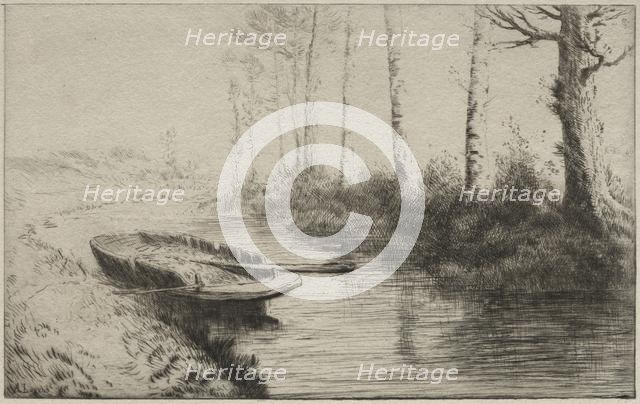 The Canal, Morning. Creator: Alphonse Legros (French, 1837-1911).