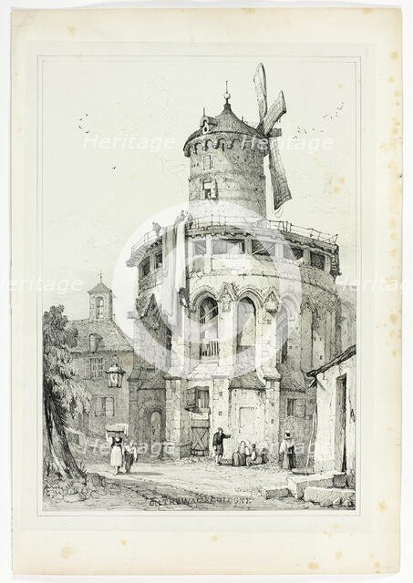 On the Walls, Cologne, 1833. Creator: Samuel Prout.