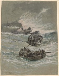 The Shipwreck, c. 1880. Creator: Elihu Vedder.