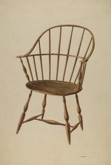 Windsor Chair, c. 1939. Creator: Louis Plogsted.