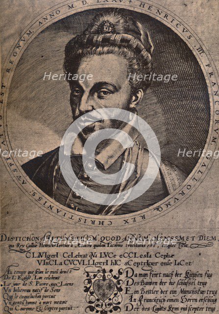 Henry III, King of France, c16th century (1894). Artist: Unknown.