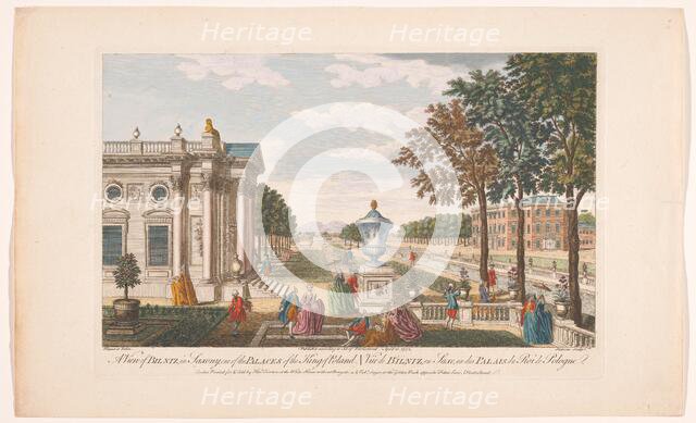 View of the Schloss Pillnitz, 1752. Creator: Stevens.