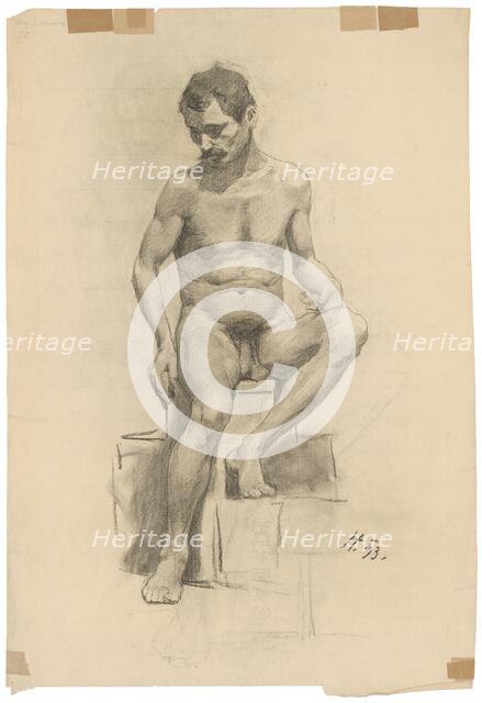 Nude, 1893. Creator: Jozef Hanula.