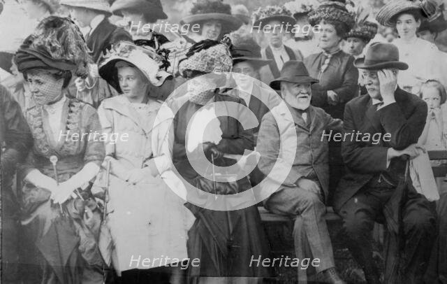 Mrs. A. Carnegie & Daughter; A. Carnegie, between c1910 and c1915. Creator: Bain News Service.