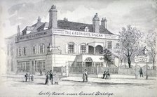 View of the Green Gate Tavern, City Road, Finsbury, c1850.                                           Artist: Anon
