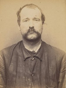 Clouard. Paul, Jules. 35 ans, né le 20/6/58 à Peugans (Manche). Rétameur. Anarchiste. 9/3/94., 1894. Creator: Alphonse Bertillon.