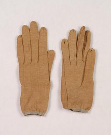 Gloves, American, third quarter 19th century. Creator: Unknown.