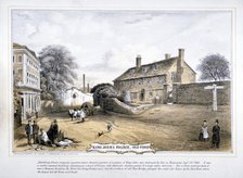 View of King John's Palace, Old Ford, Poplar, London, c1863. Artist: C Coghlan