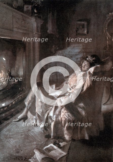 'A Kiss from the Trenches', (c1920). Artist: John E Sutcliffe