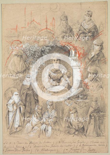 Harem Women, 1800s. Creator: Anonymous.