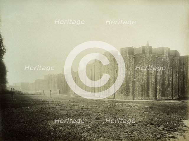 Tower of London, 1883. Artist: Henry Bedford Lemere.