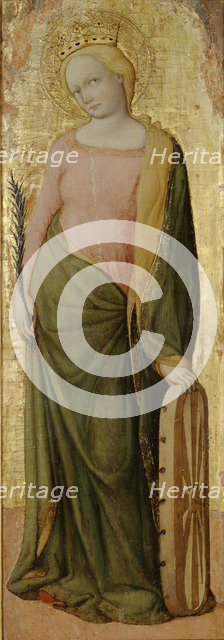 St Catherine of Alexandria, c1443-1468. Artist: Francesco de Franceschi.