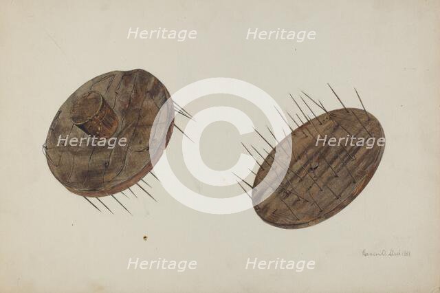 Apothecary's Pill Coater, 1941. Creator: Herman O. Stroh.