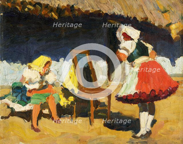 Before leaving for church, 1930-1935. Creator: Teodor Jozef Mousson.