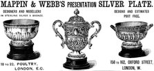 Advertisement for Mappin & Webb’s Presentation Silver Plate, 1890. Creator: Unknown.