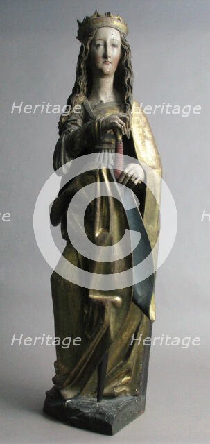 Saint Catherine, German, 15th-16th century. Creator: Unknown.