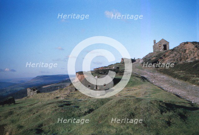 Millstone Edge, West of Sheffield, Peak District, 20th century. Artist: CM Dixon.