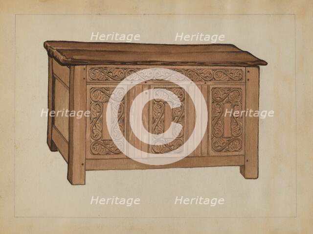 Chest, c. 1936. Creator: Ada V. May.