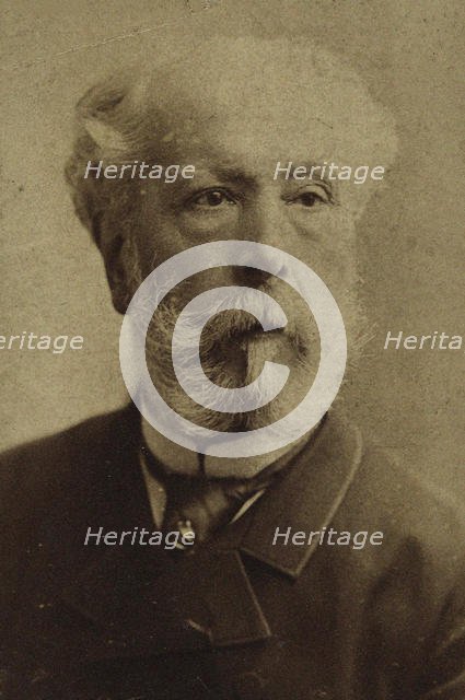 Portrait of the Composer Édouard Lalo (1823-1892), ca 1885. Creator: Anonymous.