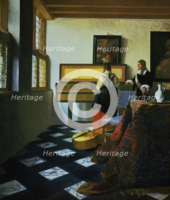 'Lady at a Virginal', c1652-1675.  Artist: Jan Vermeer