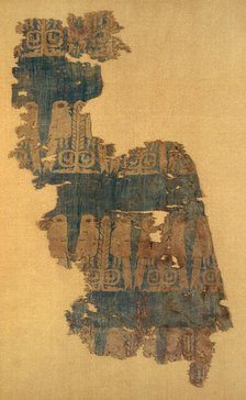 Fragment, Central Asia, Tang dynasty (618-906)/ Song dynasty (960-1279), 9th/10th century. Creator: Unknown.