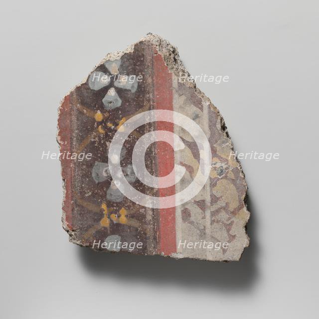 Wall painting fragment, 1st century A.D.. Creator: Unknown.