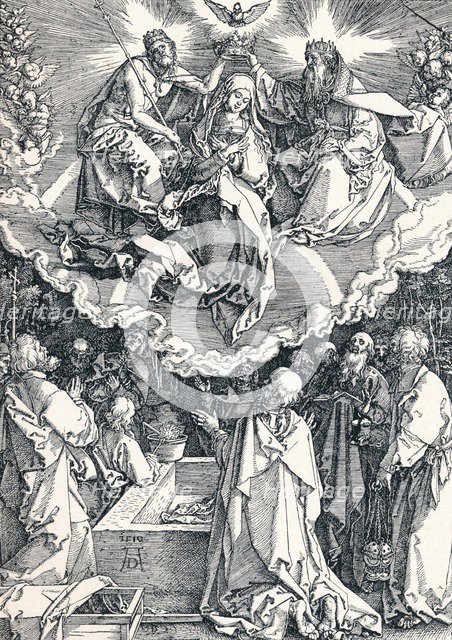 'The Assumption and Coronation of the Virgin', 1510 (1906). Artist: Albrecht Durer.