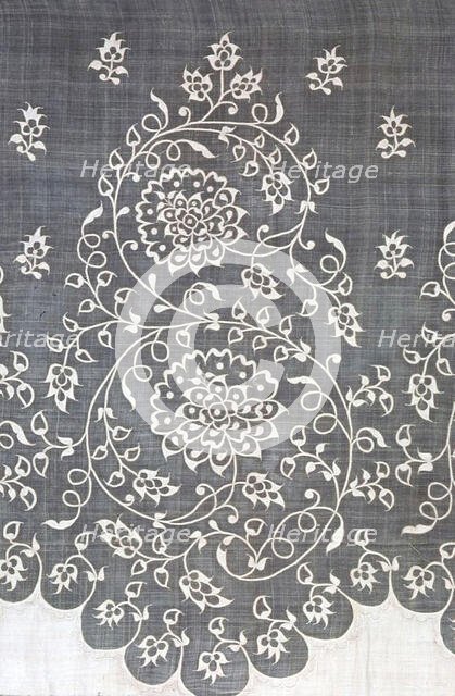 Skirt Panel, Europe, c. 1850. Creator: Unknown.