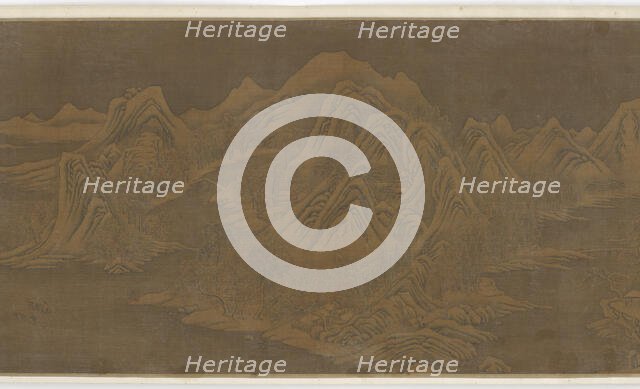 Traveling in Snowy Mountains, Ming or Qing dynasty, 17th century. Creator: Unknown.