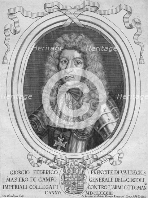 Prince Georg Friedrich of Waldeck, (1690s). Creator: Jacques Blondeau.