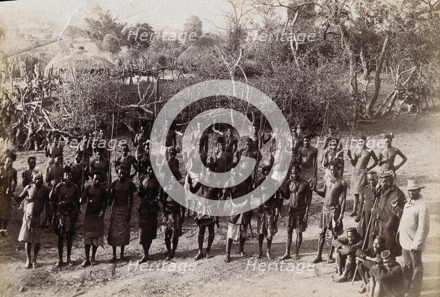 South Africa: the circumcision dance of the Magwamba tribe, Northern Transvaal, 1888. Creator: Henri Ferdinand Gros.