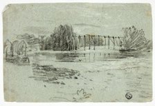 Stream and Trestle Bridge, n.d. Creator: William Turner.