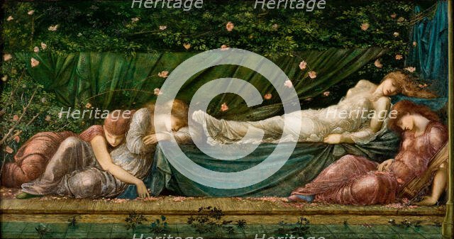 The Sleeping Beauty, 1871-1873. Creator: Burne-Jones, Sir Edward Coley (1833-1898).