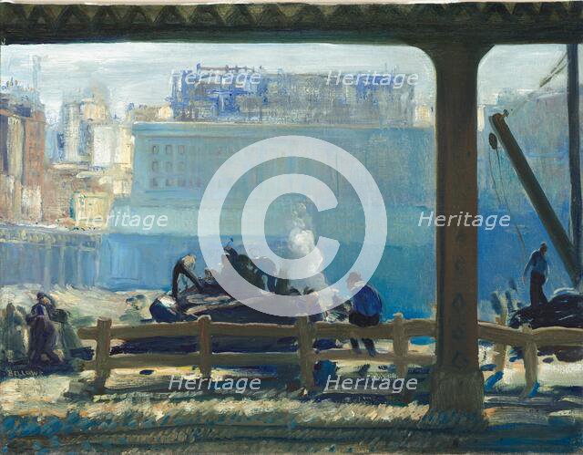 Blue Morning, 1909. Creator: George Wesley Bellows.