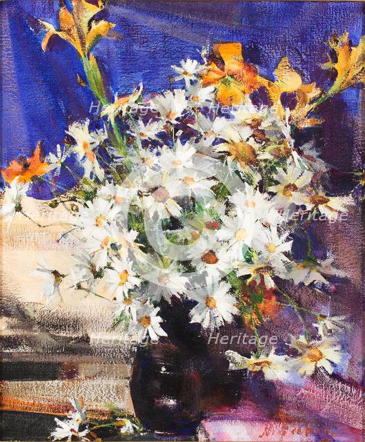 Daisies, Between 1930 and 1940. Creator: Nikolay Feshin.