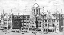 ''Great Indian Peninsular Railway Victoria Terminus and Administrative Offices Bombay, recently comp Creator: Unknown.