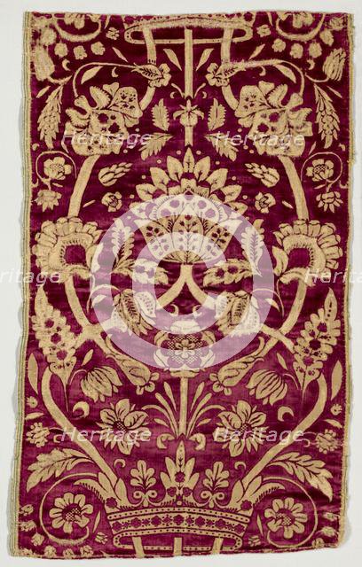 Velvet Cover, 1600s. Creator: Unknown.