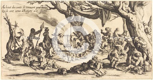 The Feast of the Bohemians, 1621. Creator: Jacques Callot.