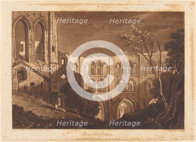 Rivaux Abbey, published 1812. Creator: JMW Turner.