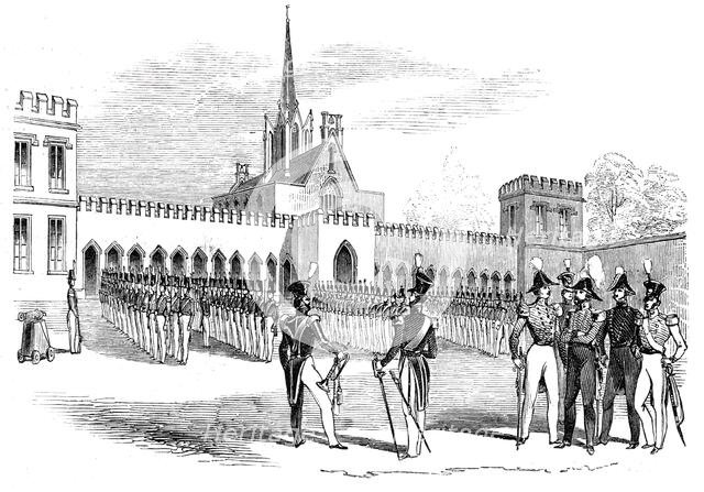 Parade of Cadets in the Stone Court, 1844. Creator: Unknown.