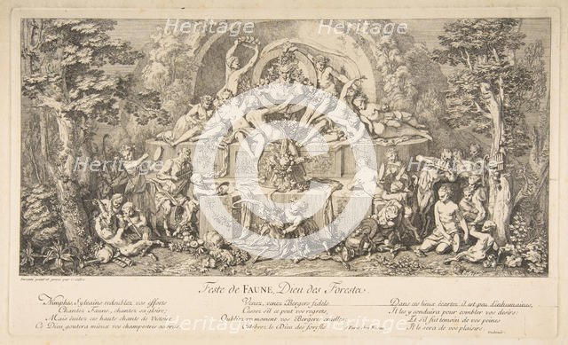 The Feast of the Faun.n.d. Creator: Claude Gillot.