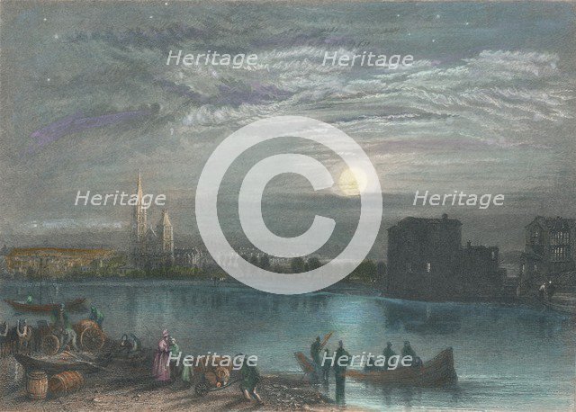 'Saint Denis', 1835. Artist: William Miller.