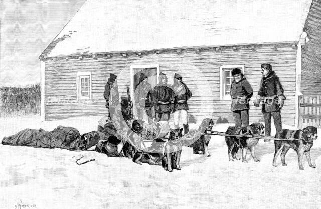 Lord Lonsdale’s Travels in North America: Oxford House, between Norway House and York Factory, 1890. Creator: Unknown.