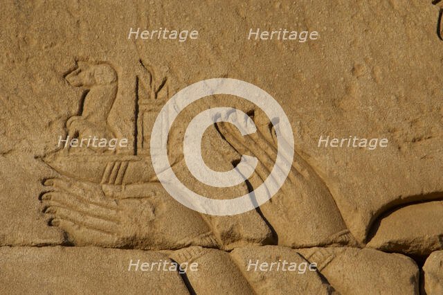 Roman Birth House of Mammisi, Temple complex, Dendera, Egypt, 68-117 AD.  Creator: Unknown.