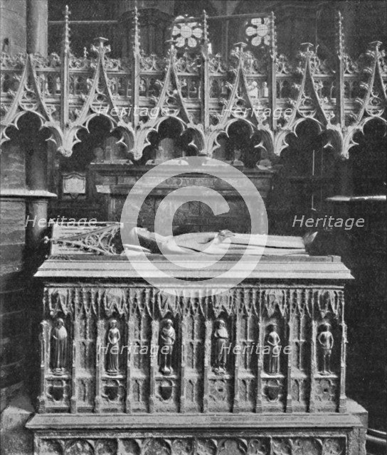 'Tomb of Edward III., Westminster Abbey', 1903. Artist: Unknown.