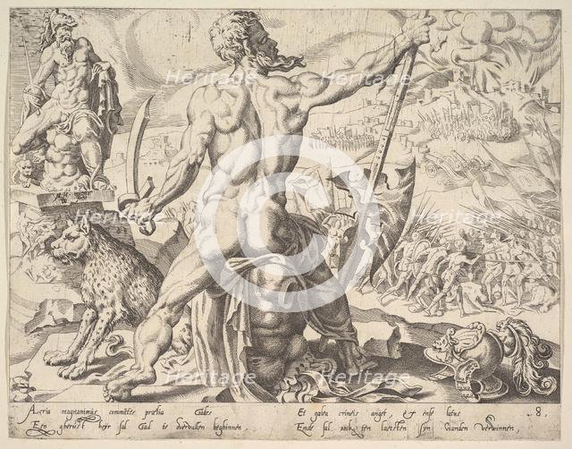 Gad, from the series The Twelve Patriarchs, 1550. Creator: Dirck Volkertsen Coornhert.