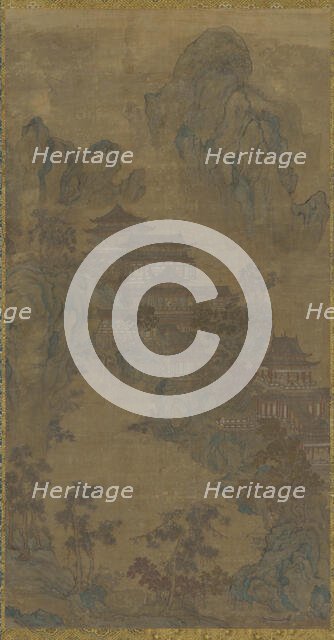 Palace in the Mountains, Ming dynasty, 16th-17th century. Creator: Unknown.