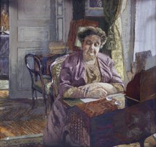 Portrait of Madame Frantz Jourdain, 1914. Creator: Edouard Vuillard.