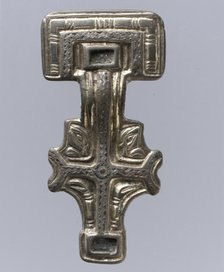 Miniature Square-Headed Brooch, Anglo-Saxon, first half 6th century. Creator: Unknown.